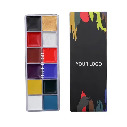 Custom Wholesale Vegan Waterproof Face Painting Supplies - Logo-Free Private Label