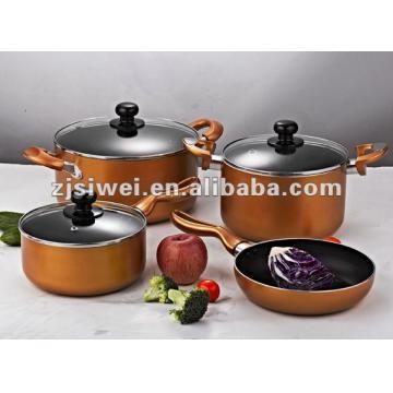 7PCS ALUMINUM NON STICK KITCHEN SET