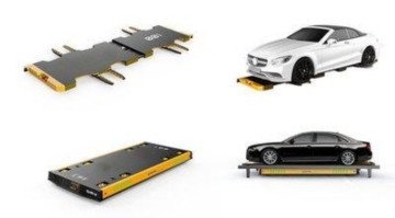Advanced clamp-arm parking AGV