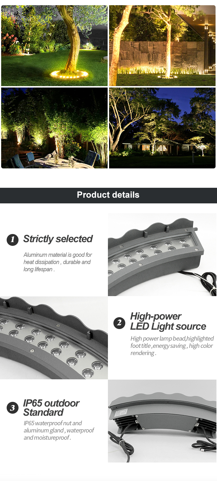Tree Landscape Flood Light