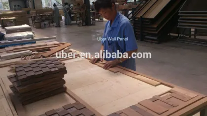 Walnut & Hard Maple Natural oiled 3d indoor wall panels