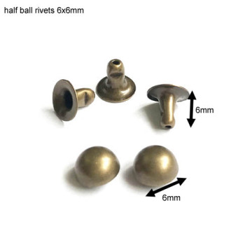 Decorative Rivets Findings for Clothing 6mm