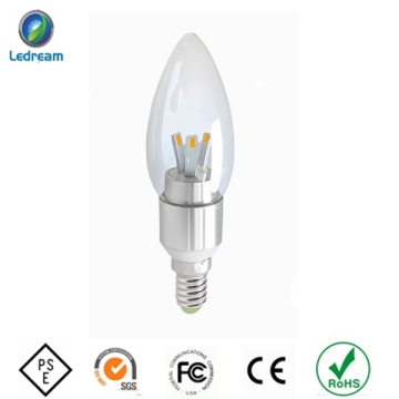 3W E14 LED 캔 들 라이트 디 밍이 가능한 LED 촛불 전구 Ledream LED 촛불 램프