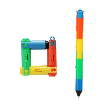 Logo personnalisé UV LED Novelty Plastic Pliage Ballpoint Point Pins - SML62160LH