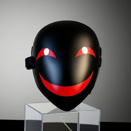 Unisex Anime Black Bullet Smile Mask