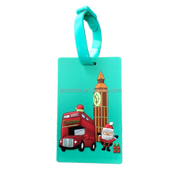 China Manufacturer Plastic Luggage Tags with Logos for Travel Bags and Laundry Tags