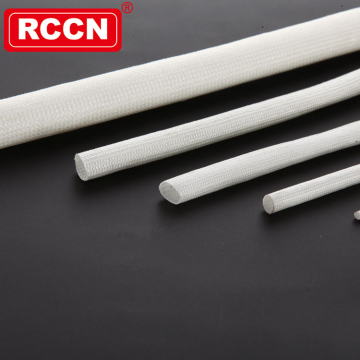 RCCN Silicon Resin Glass Fiber Tube SRG-7W/0.3-1500v Silicone Insulated Sleeve - Non-toxic Cable Wrap