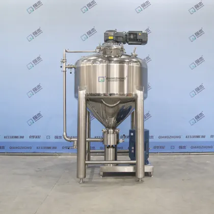 Vaseline Body Lotion Vacuum Emulsifying Mixer for Cosmetics and Cream Production