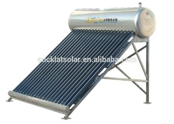Compact integrative heat pipe solar energy water heater