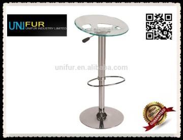 modern round bar chair, swivel lift chair ,acrylic bar chair for KTV/pub
