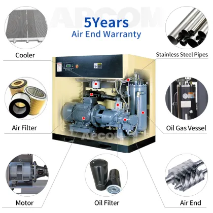 175HP Compressor 132kW Air Screw Compressors