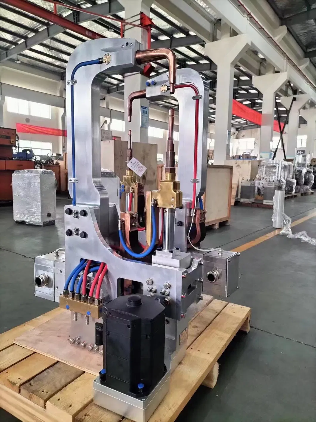 Portable Suspended Hanging Manual Spot Welding Equipment Spot Welder with Arms