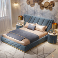 Vlastní nerezová ocel Luxury Leather Bed Set Modern