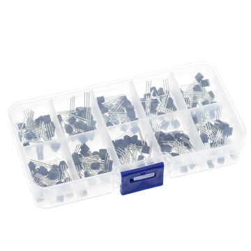 200/set kit transistor - BC337, BC327, 2N2222, 2N2907, 2N3904, 2N3906, S8050, S8550, A1015, C1815 (TO -92)