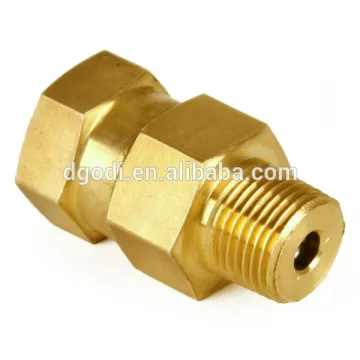 Fabrication Services custom 4 way brass hose fitting brass swivel fitting