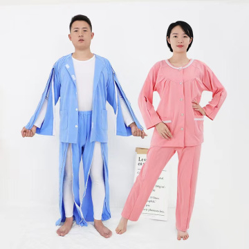 Precio de fábrica Rehabilitación postoperatoria Ropa de atención al paciente Uniformes OEM para médicos y enfermeras
