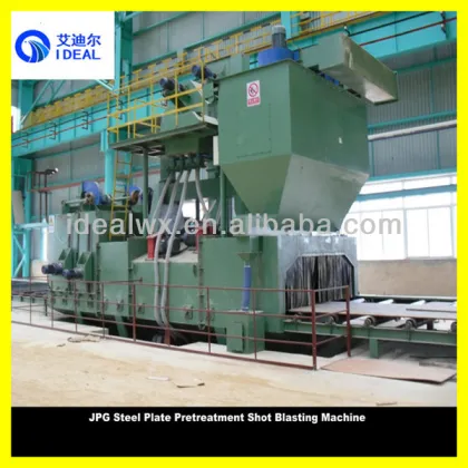 I Beam Shot Blasting Machine Wheelabrator Pretreatment Painting Line