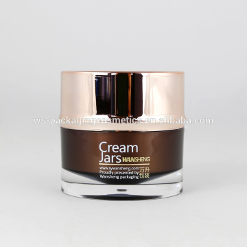 Wansheng Factory Cosmetic Round Jar 50G New Acrylic Jar
