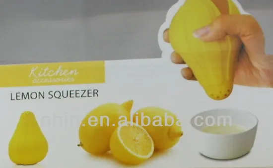 Silion lemon juice squeezer