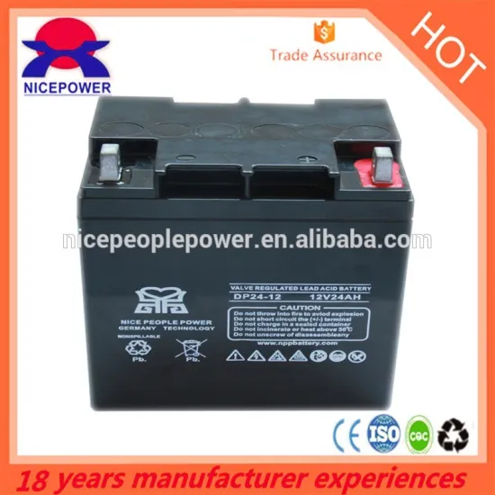 maintenance free vrla battery12V24AH energ ystorage batterys