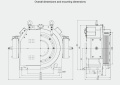 Motor Lif Traction Gearless Berkualiti Tinggi