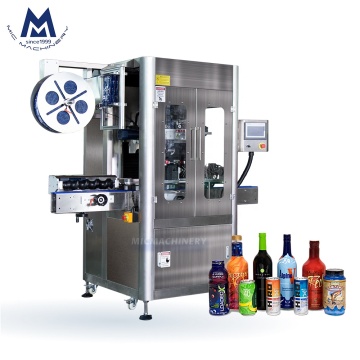 Automatic PET Plastic Bottle Label Applicator & Shrink Sleeve Labeling Machine