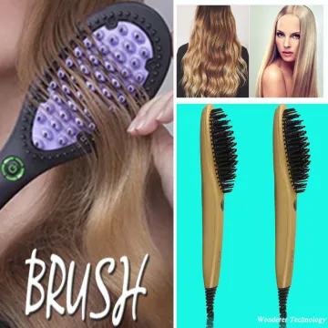 Electric Straightening Hair Ceramic Comb
