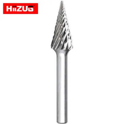 M-Type Carbide Rotary Files for Cast Iron Cutting - 6mm & 6.35mm Shank Diameter Carbide Burrs for Dremel