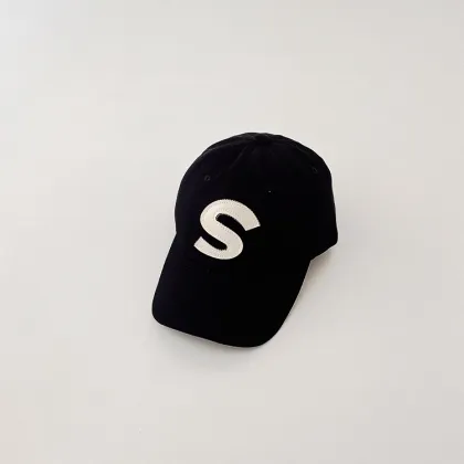 Spring and Summer Sunshade S Letter Children's Baseball Cap