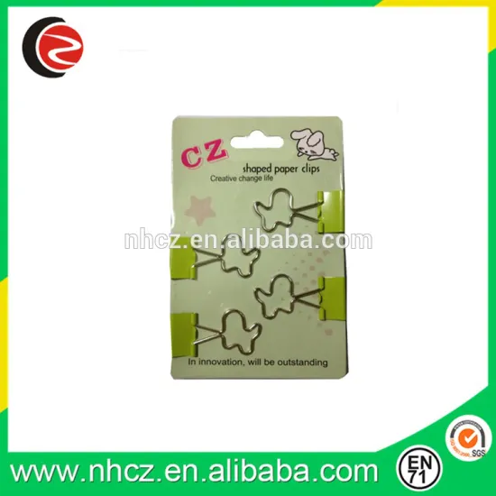 Green Rabbit Binder Clips