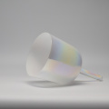 China Pearlescent White Handheld Crystal Singing Bowl Supplier