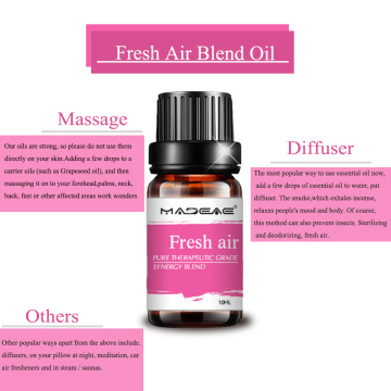 Natural Pure Synergy Fresh Blends Essential Oils Set