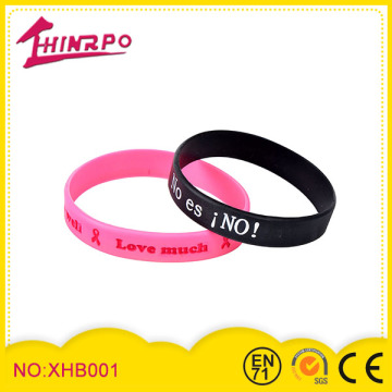 High quality silicone wrist band Promotional silicone wristband