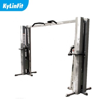 Gym Cable Crossover Machine with 75KG*2 Iron Weight Stack