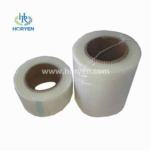  Fiberglass Mesh Drywall Joint Tape 60G alkaline resistant glass fiber self adhesive tape Supplier