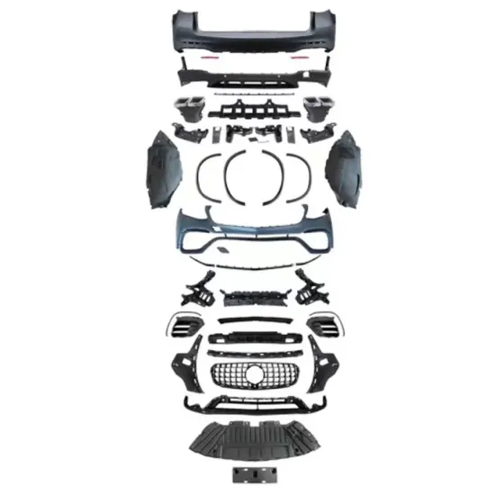 Mercedes-Benz GLC X253 (C253) 2016-2019 GLC63S AMG Front and Rear Bumpers, Grille, Headlights, Taillights