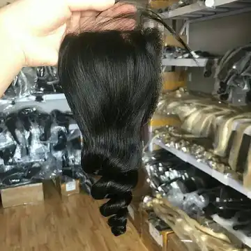 4x4 5x5 6x6 7x7 Swiss Lace Closure, 100% Brazilian Human Hair Transparent Lace Closure,HD Lace Closure frontal