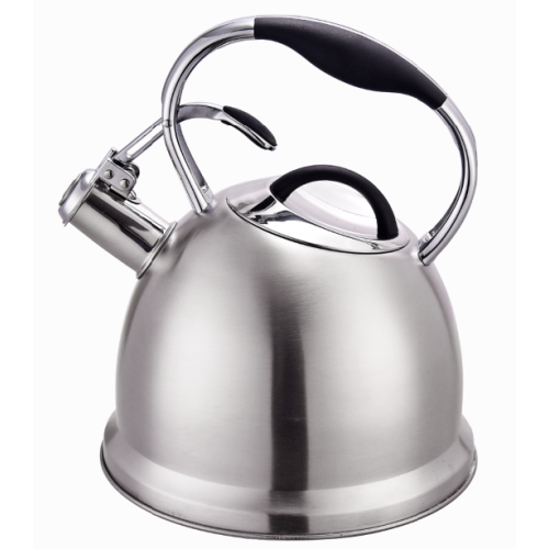 Classic whistling kettle with matt finish