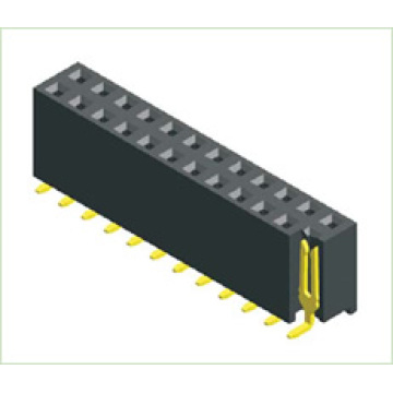2.54 Female Header Dual Row SMT Type