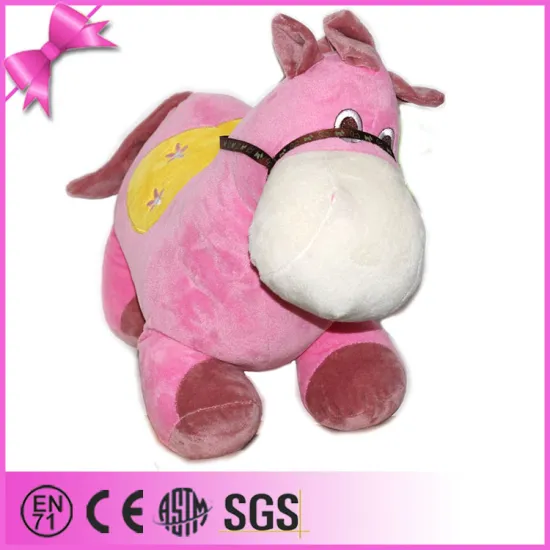 2014 alibaba china guangdong toys factory cheapest plush big mouse popular horse