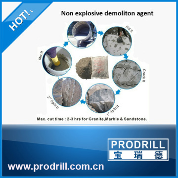 Demolition rock cracking chemical non explosive demolition agent rock demolition