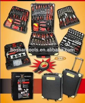 186 pcs swiss kraft tool with aluminum case hand tool