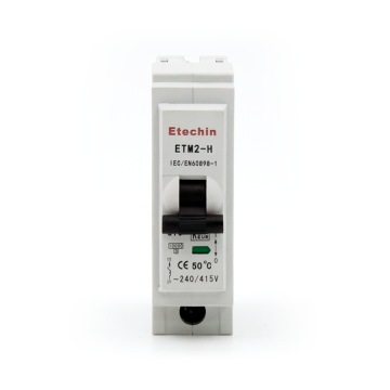 ETM2 Miniature Circuit Breaker 1P 6KA 10KA 6A-63A Overload Short Circuit KEMA Certified
