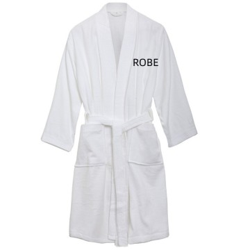 hotel bathrobe custom cotton terry bathrobe with logo