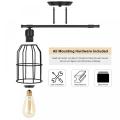 Metal Cage Lampshade Wall Lamp 2 Lights