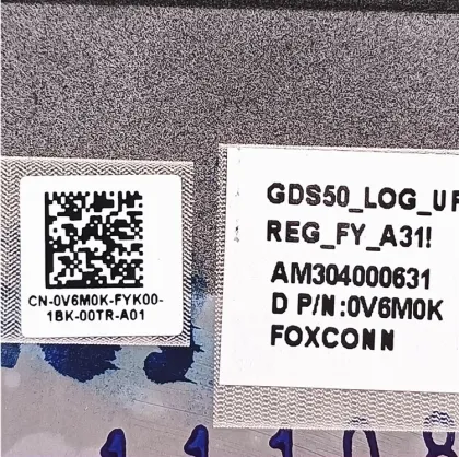 Dell Alienware X15 R1 R2 Palm Rest Keyboard Cover Upper Case V6M0K 0V6M0K