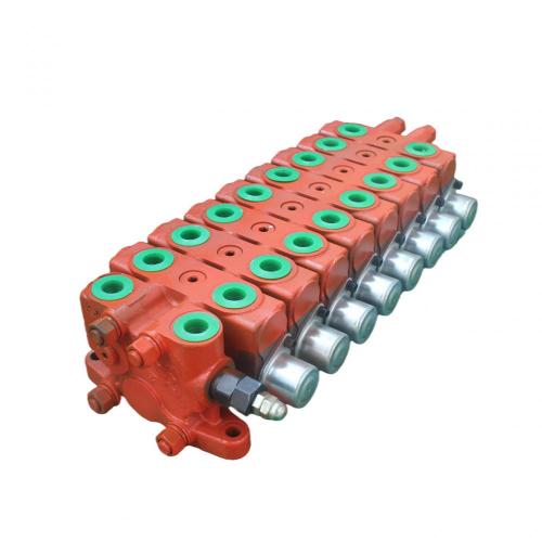 Manual joystick control direction hydraulic sectional valve