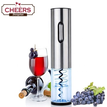 Stainless Steel Electric Rechargeable Wine Bottle Opener Set with Foil Cutter