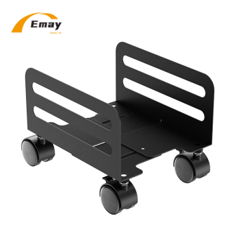 Rolling CPU Metal Stand مع عجلات - تحت مكتب مضيف الكمبيوتر القابل للتعديل
