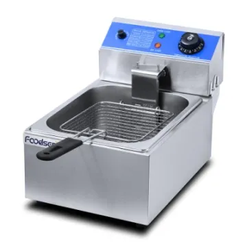 1-Tank 1-Basket Commercial Restaurant Household Stainless Steel Electric Deep Fryer